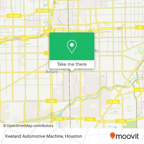 Keeland Automotive Machine map