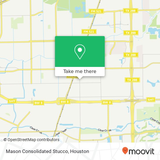 Mason Consolidated Stucco map