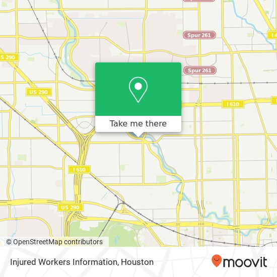 Injured Workers Information map