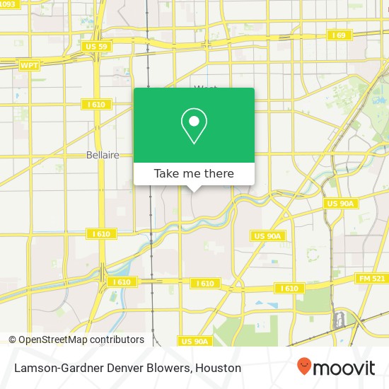 Mapa de Lamson-Gardner Denver Blowers