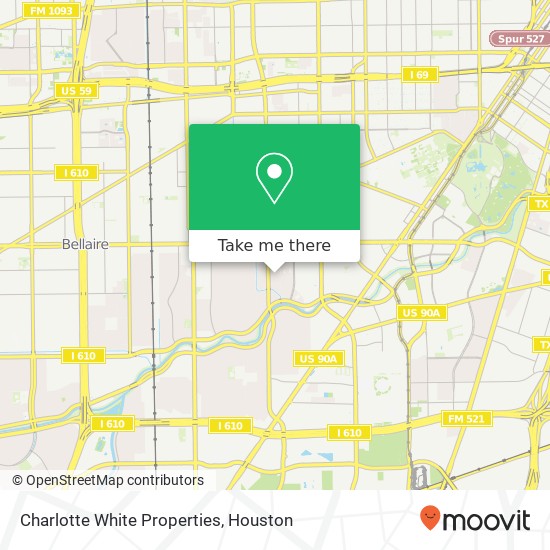 Charlotte White Properties map