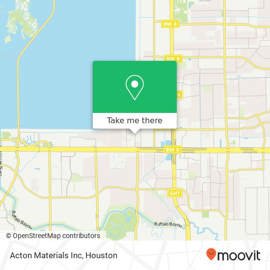 Acton Materials Inc map