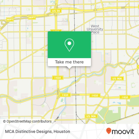 MCA Distinctive Designs map