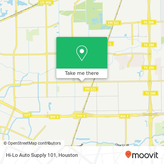 Hi-Lo Auto Supply 101 map