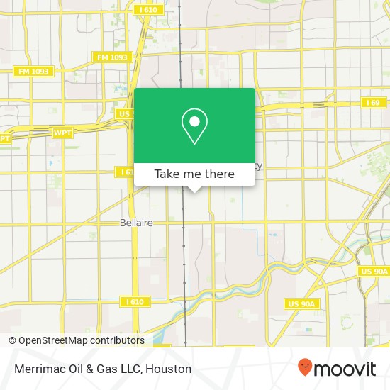 Mapa de Merrimac Oil & Gas LLC