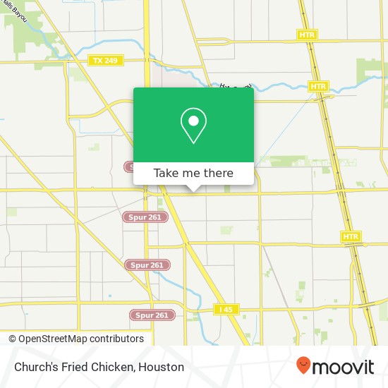 Church's Fried Chicken map