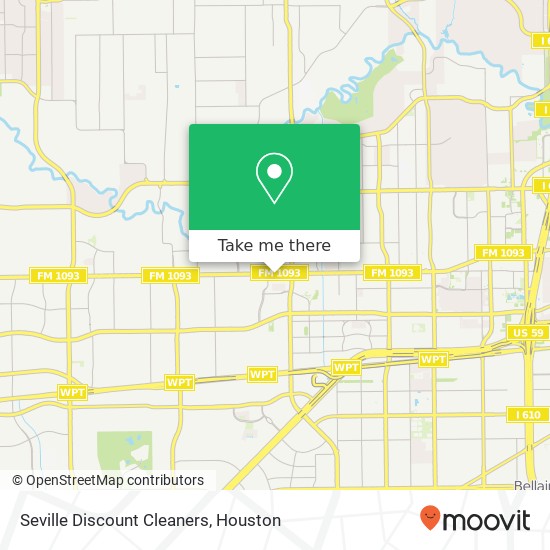 Seville Discount Cleaners map