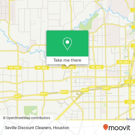 Mapa de Seville Discount Cleaners