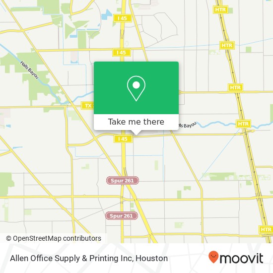 Allen Office Supply & Printing Inc map
