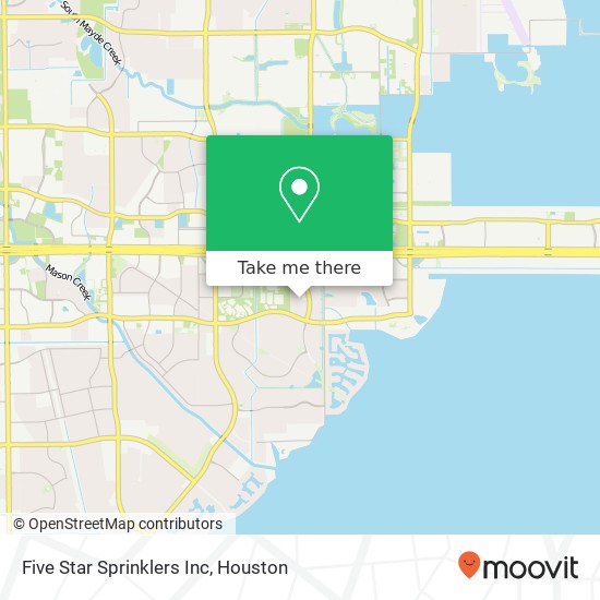 Five Star Sprinklers Inc map