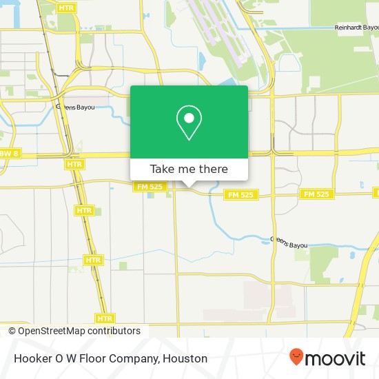 Hooker O W Floor Company map