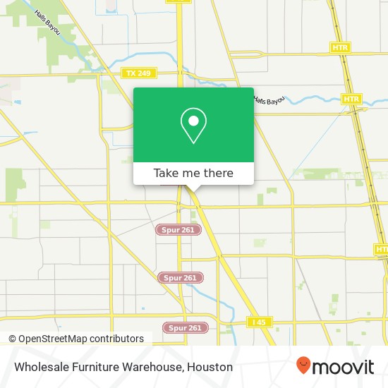 Wholesale Furniture Warehouse map