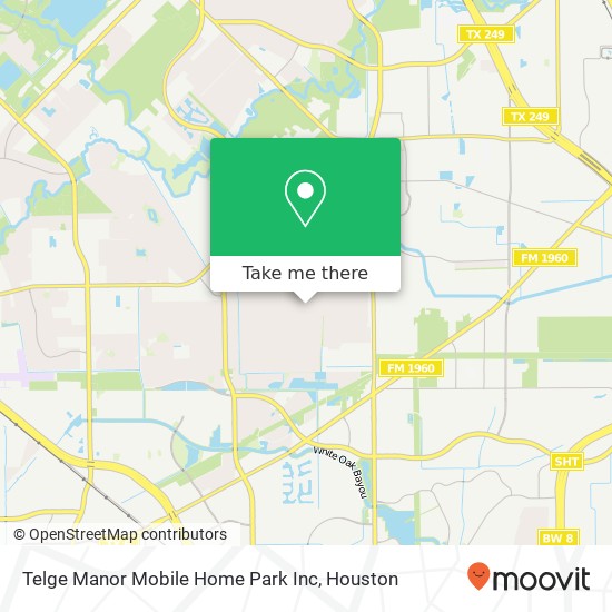 Mapa de Telge Manor Mobile Home Park Inc