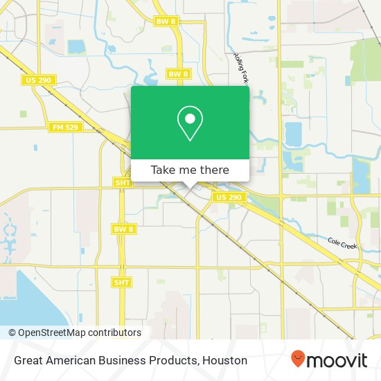 Great American Business Products map