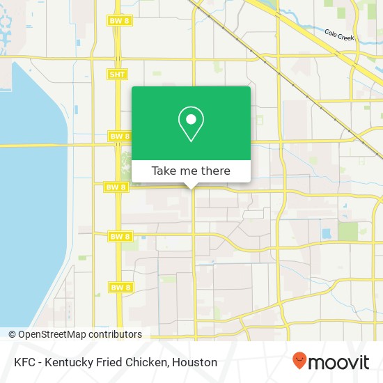 Mapa de KFC - Kentucky Fried Chicken