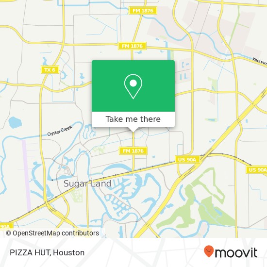 PIZZA HUT map