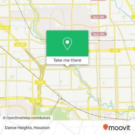 Dance Heights, 1987 W TC Jester Blvd Houston, TX 77008 map