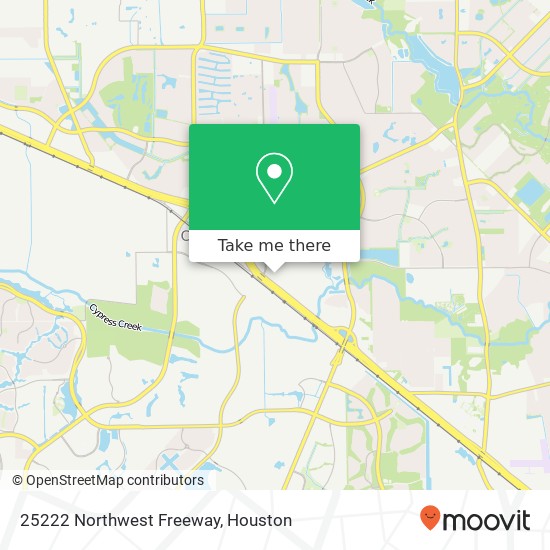 Mapa de 25222 Northwest Freeway