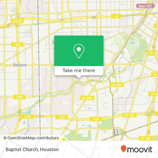 Baptist Church map