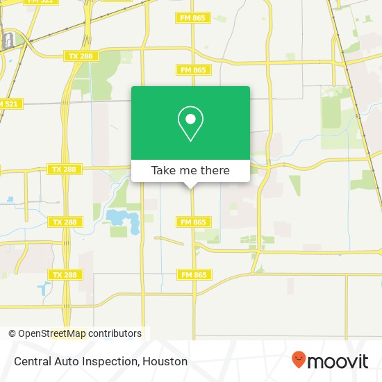 Central Auto Inspection map