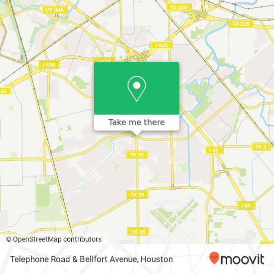 Mapa de Telephone Road & Bellfort Avenue