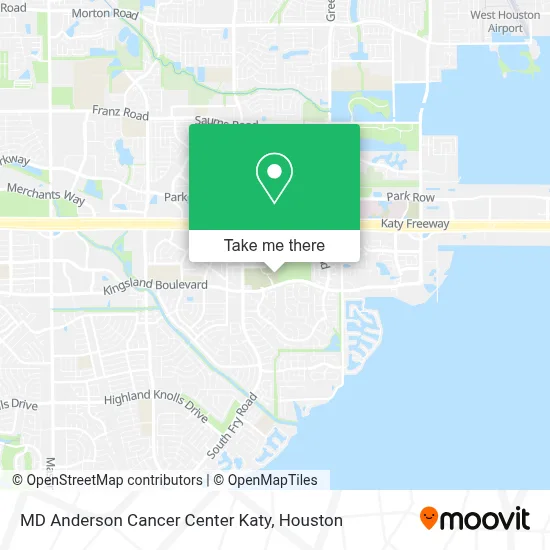 MD Anderson Cancer Center Katy map