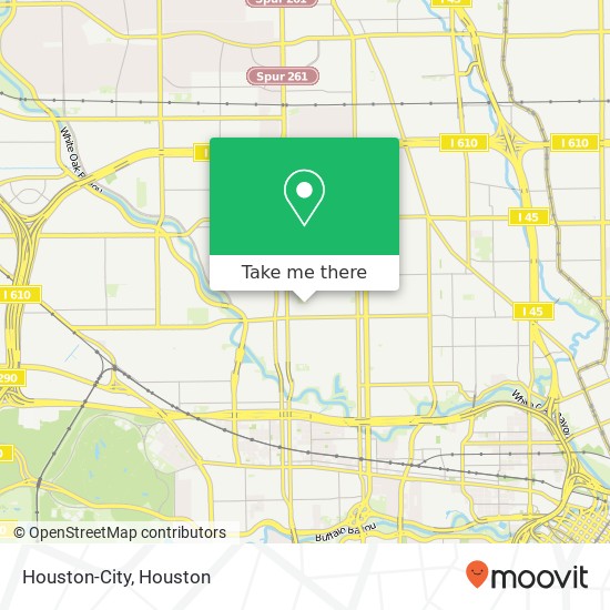 Mapa de Houston-City