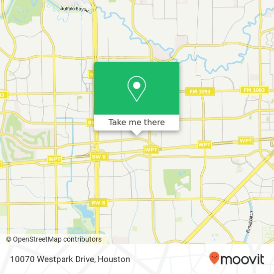 10070 Westpark Drive map