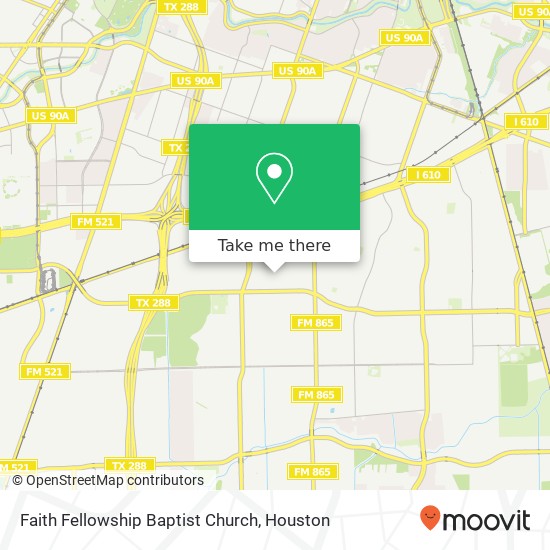 Faith Fellowship Baptist Church map