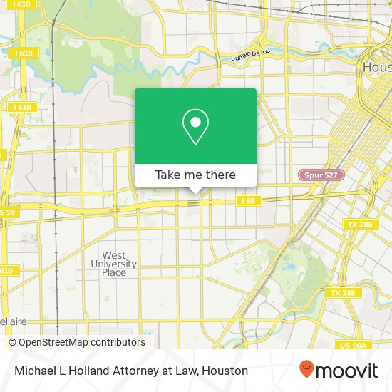 Michael L Holland Attorney at Law map