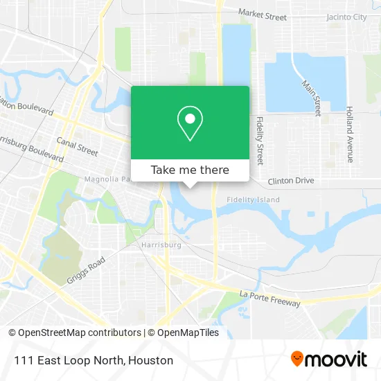 111 East Loop North map