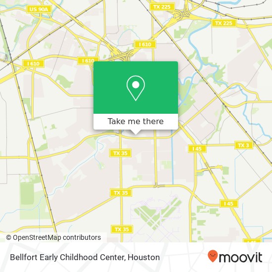 Bellfort Early Childhood Center map