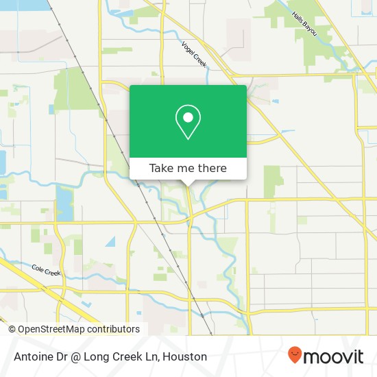 Antoine Dr @ Long Creek Ln map