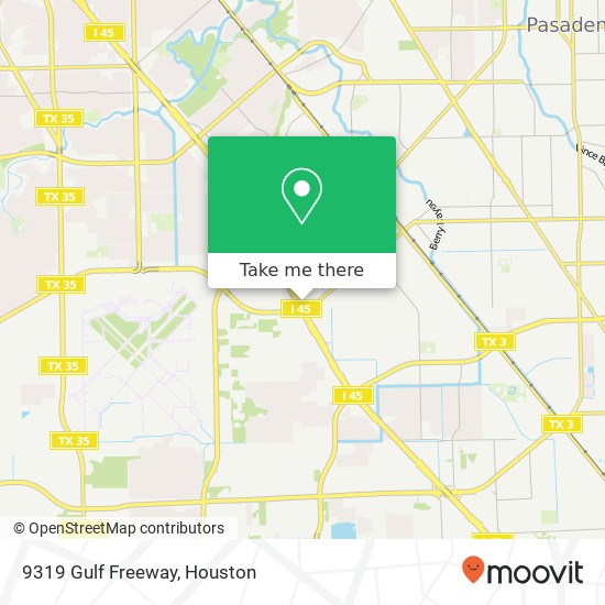 Mapa de 9319 Gulf Freeway