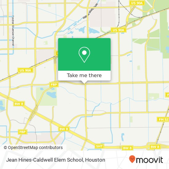 Jean Hines-Caldwell Elem School map