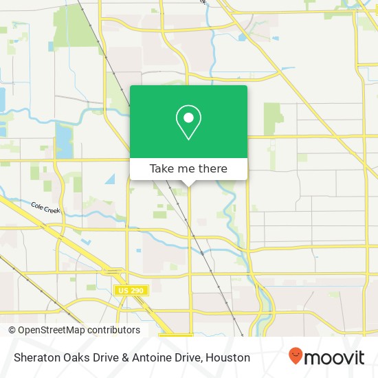 Mapa de Sheraton Oaks Drive & Antoine Drive