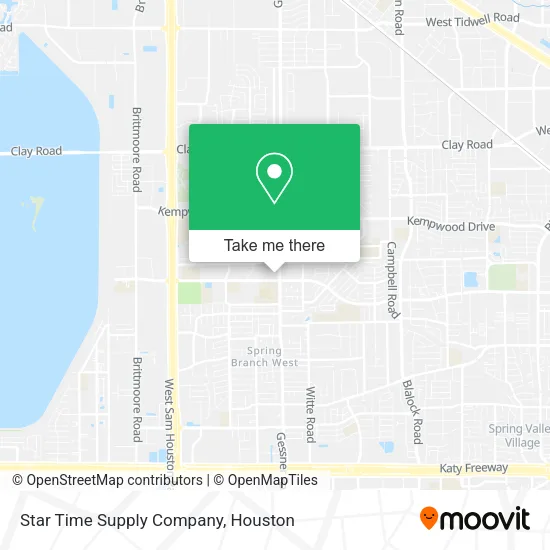 Mapa de Star Time Supply Company