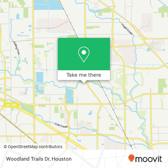 Woodland Trails Dr map
