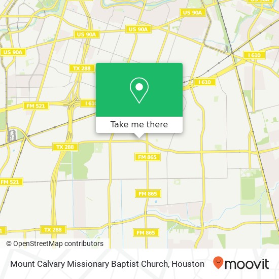 Mapa de Mount Calvary Missionary Baptist Church