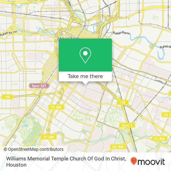 Williams Memorial Temple Church Of God In Christ map
