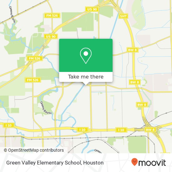 Mapa de Green Valley Elementary School