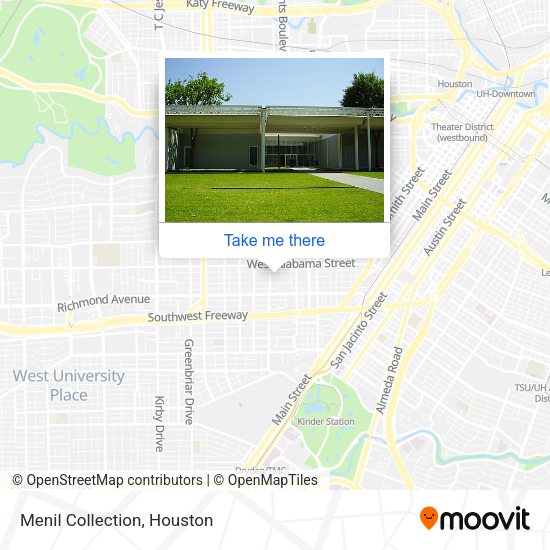 Menil Collection map