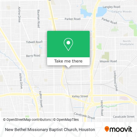 Mapa de New Bethel Missionary Baptist Church