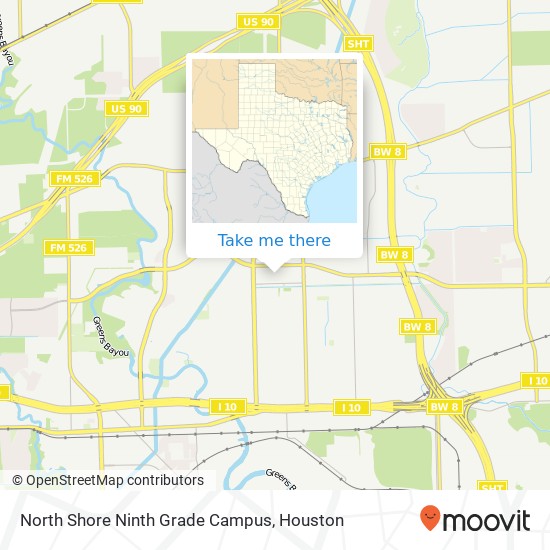 North Shore Ninth Grade Campus map