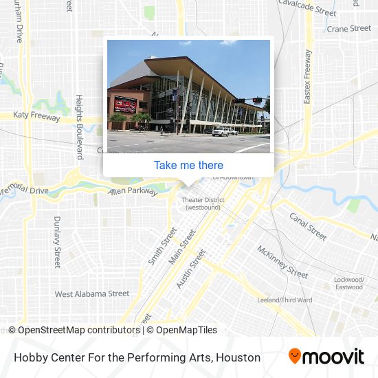 How to get to Hobby Center For the Performing Arts in Houston by Bus or  Light Rail?