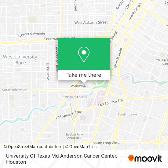 Mapa de University Of Texas Md Anderson Cancer Center