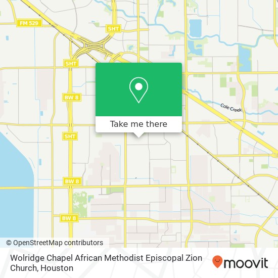 Wolridge Chapel African Methodist Episcopal Zion Church map