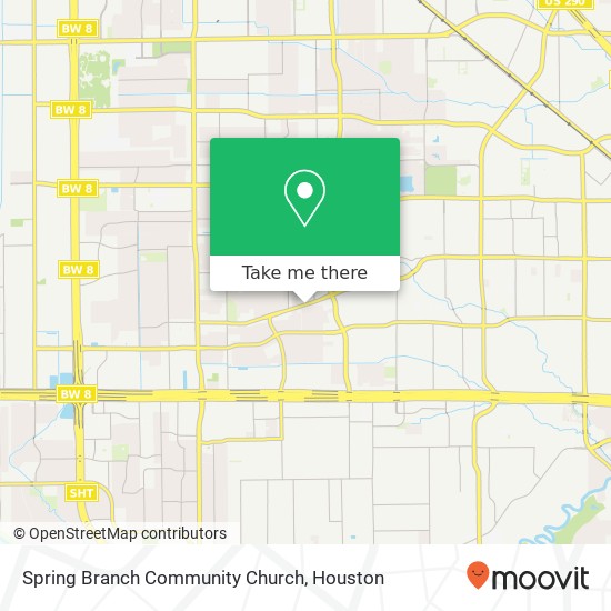 Mapa de Spring Branch Community Church