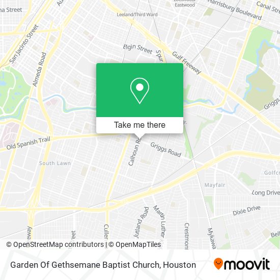 Mapa de Garden Of Gethsemane Baptist Church
