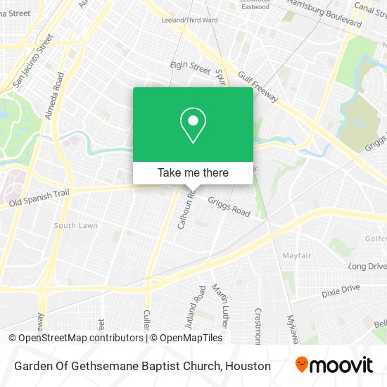 Garden Of Gethsemane Baptist Church map